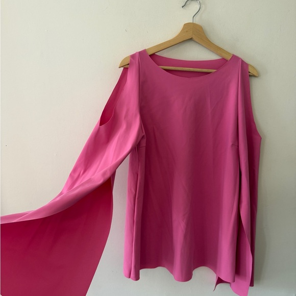 Chiara Boni Tops - Chiara Boni Fuchsia Women's cape effect Blouse